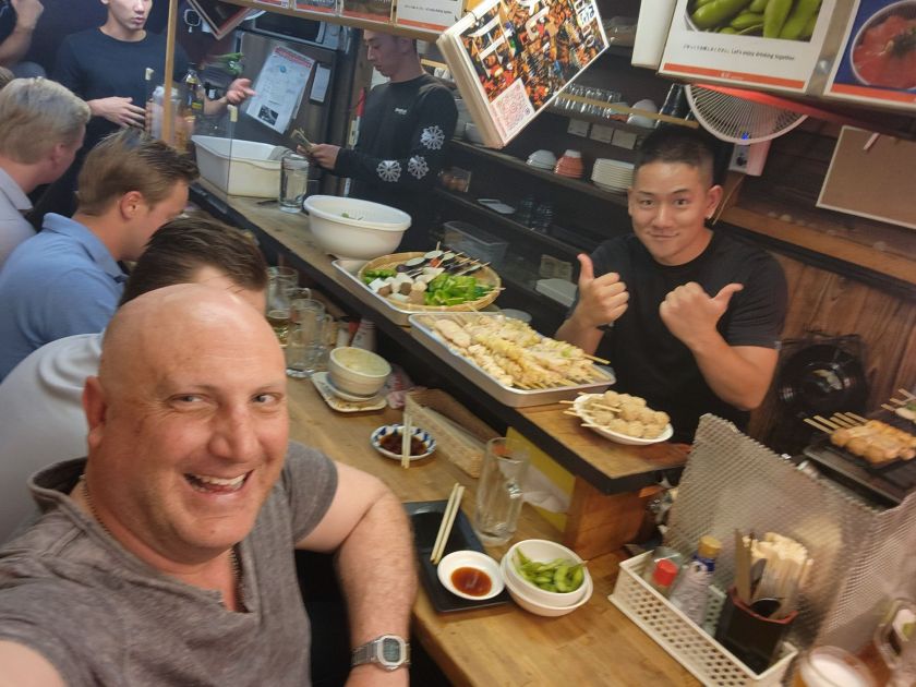 At least I was wearing a different shirt than in my Golden Gai photos